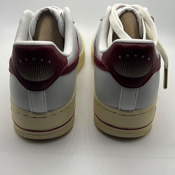 Nike Women's Air Force 1 '07 SE gray white red Shoes women's 8.5 NWB - Picture 4 of 10